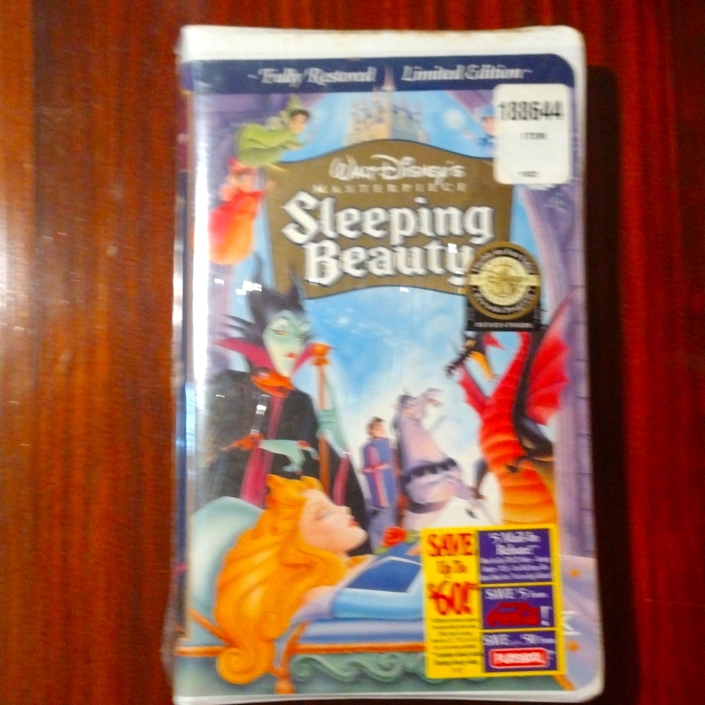 Walt Disney fully restored limited edition sleeping in a beauty VHS tape new
